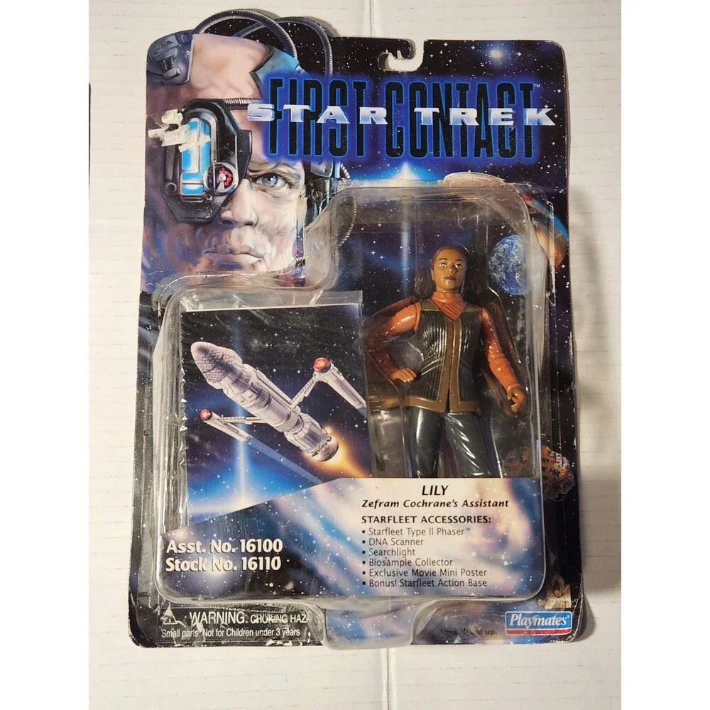 Vintage Star Trek Playmates Action Figures Lot of 3 Sealed 1994–1996